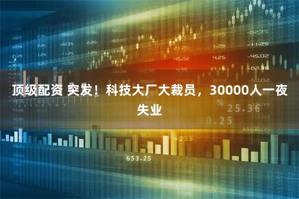 顶级配资 突发！科技大厂大裁员，30000人一夜失业