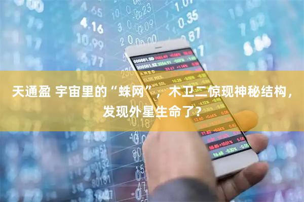 天通盈 宇宙里的“蛛网”，木卫二惊现神秘结构，发现外星生命了？