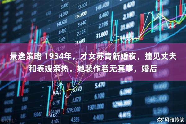 景逸策略 1934年,才女苏青新婚夜,撞见丈夫和表嫂亲热。她装作若无其事,婚后