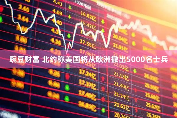 豌豆财富 北约称美国将从欧洲撤出5000名士兵
